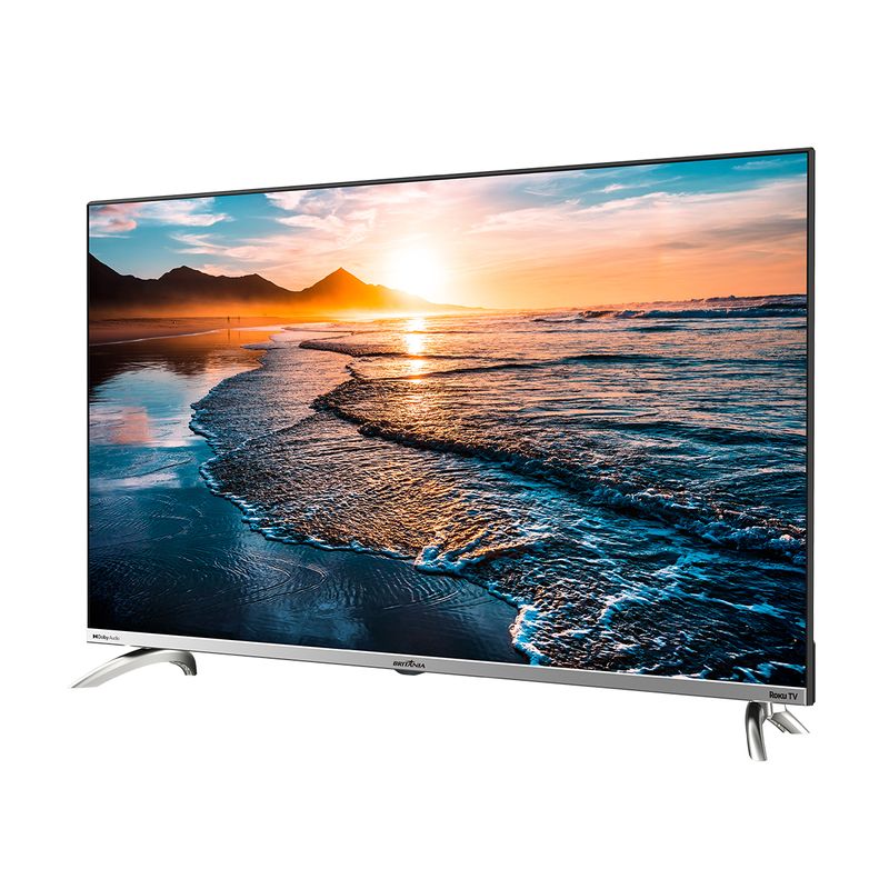 Smart-TV-40”-Britania-BTV40G7PR2CSBLF-Roku-TV-LED-Dolby-Audio