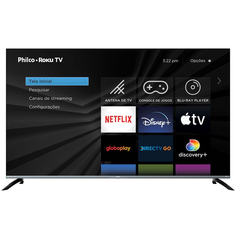 Smart-Tv-58”-Philco-4K-PTV58G70R2CSGBL-Roku-Tv-Led-Dolby-Audio