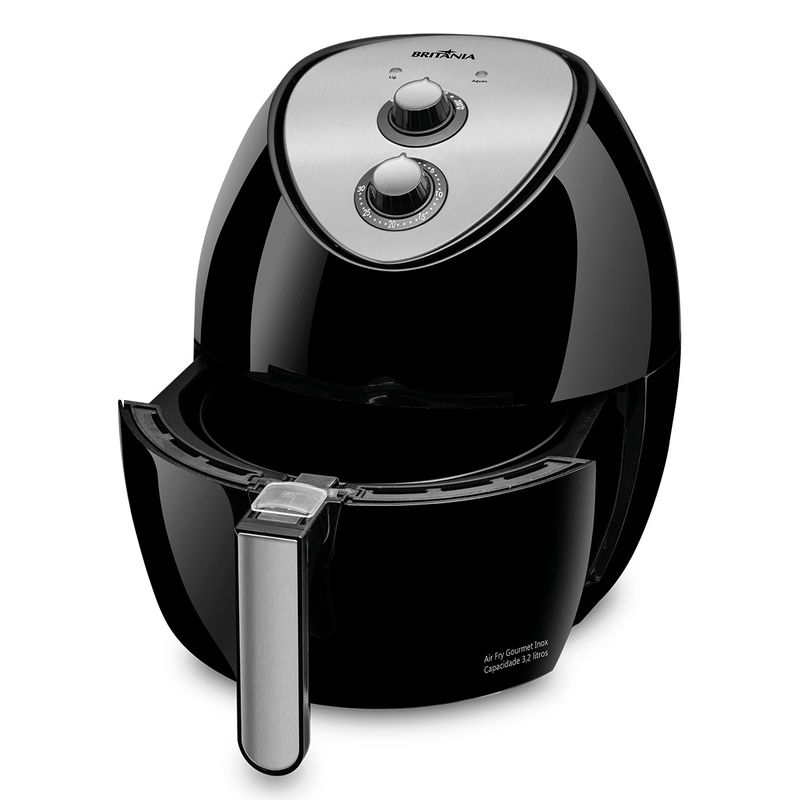 Fritadeira-Air-Fryer-Britania-BFR09P-Inox-32L-1400W-