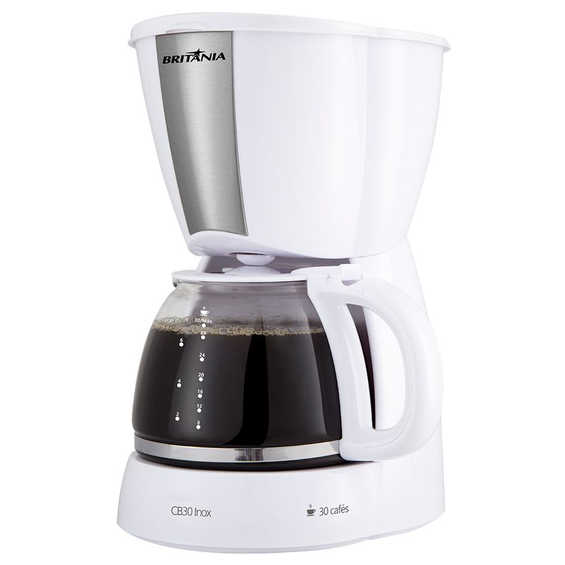 Cafeteira-Britania-CB30-Inox-Branco---Saldao