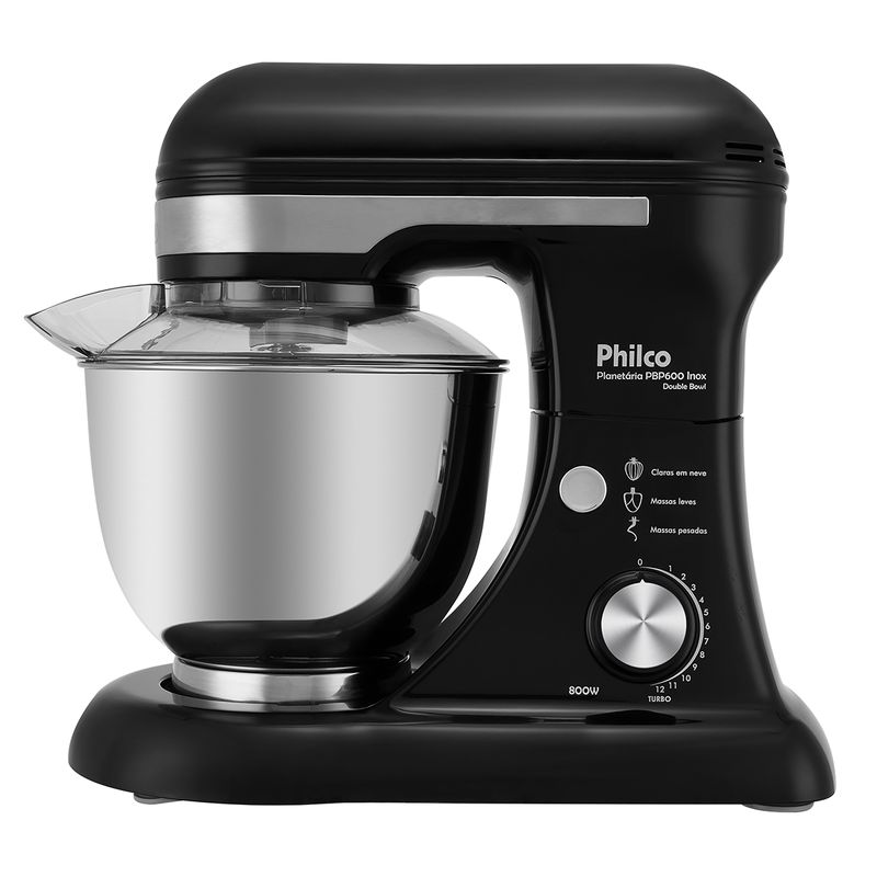 Batedeira-Planetaria-Philco-PBP600P-Turbo-Inox-Double-Bowl-600W---Saldao