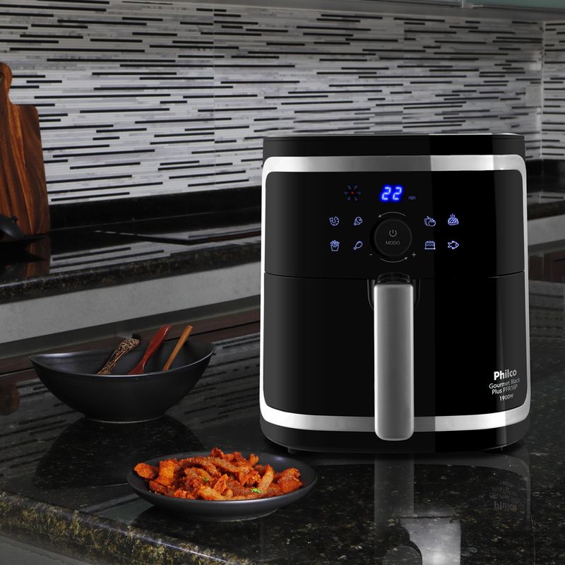 Fritadeira-Air-Fryer-Philco-PFR16P-Gourmet-Black-Plus-1900W---Saldao