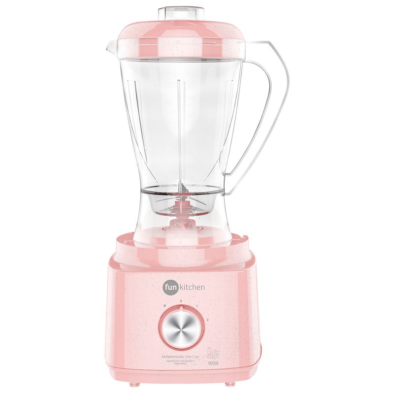 Multiprocessador-Fun-Kitchen-Lux-3-em-1-Rosa-900W