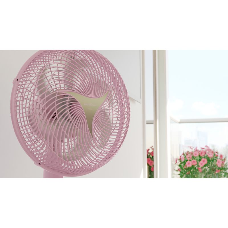 Ventilador-Britania-Rosa-Protect-30R-Prime-30cm-6-pas-60W---Saldao