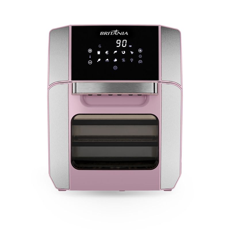 Fritadeira-Air-Fryer-Oven-Britania-Rosa-12L-1800W-BFR2150RS