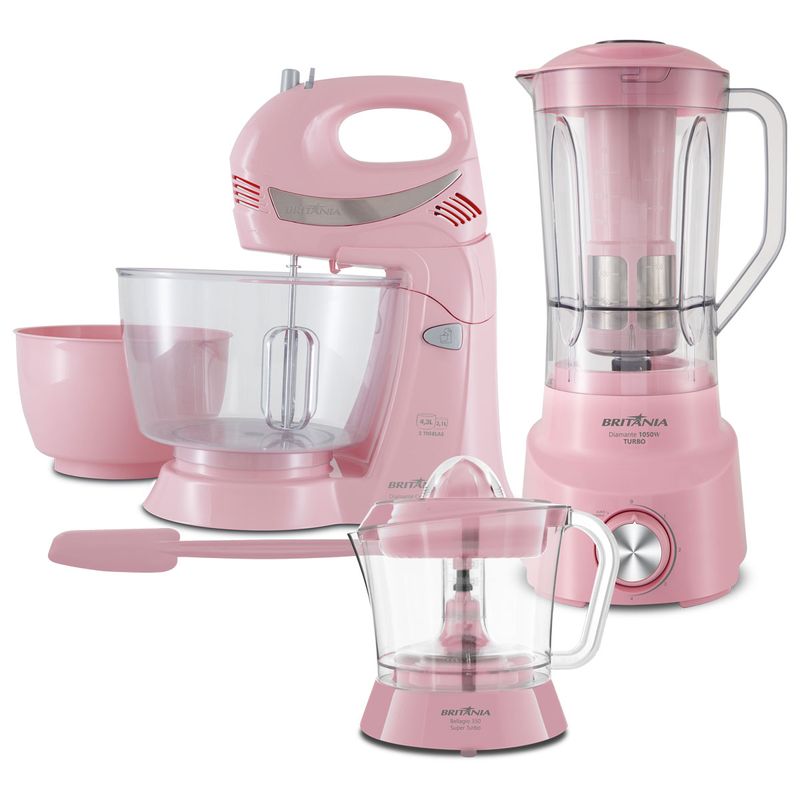 Kit-Cozinha-3-em-1-Britania-BKT51R-Rosa---Outlet