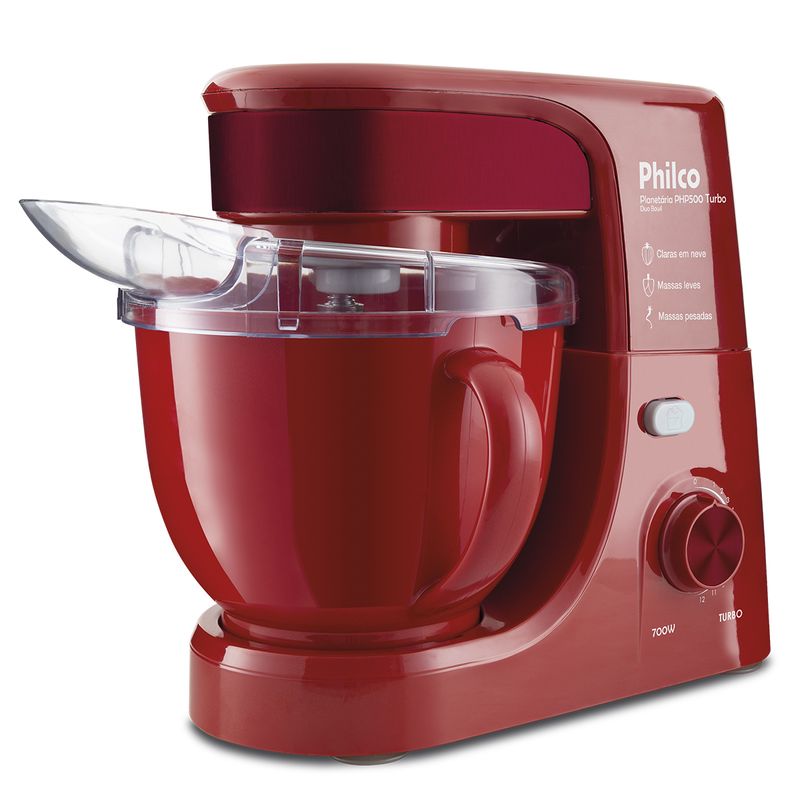 Batedeira-Planetaria-Philco-PHP500V-Vermelha-Turbo-500W---Outlet