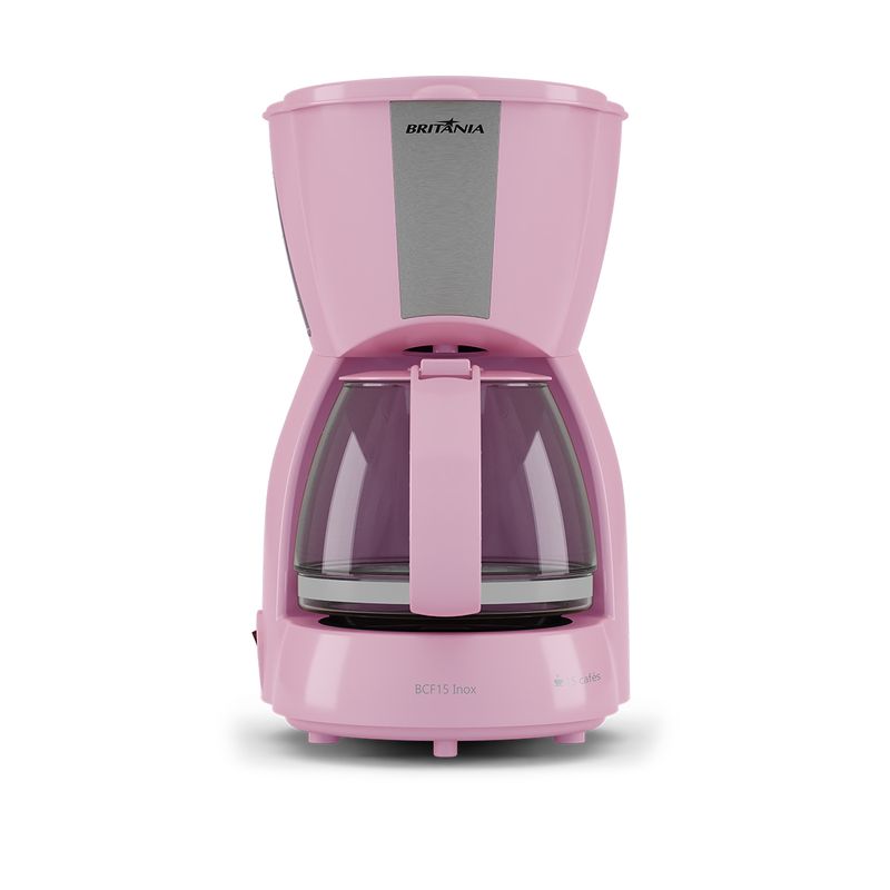 Cafeteira-Britania-BCF15-Inox-Rosa-15-Xicaras-550W---Outlet