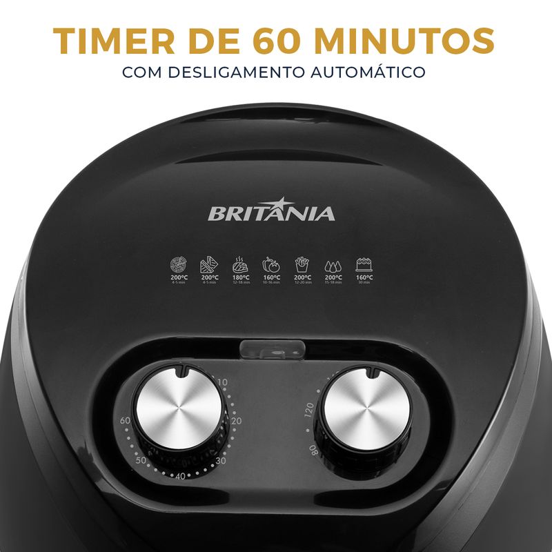 Fritadeira-Air-Fry-Britania-BFR25P-Air-Flow-35L-1500W