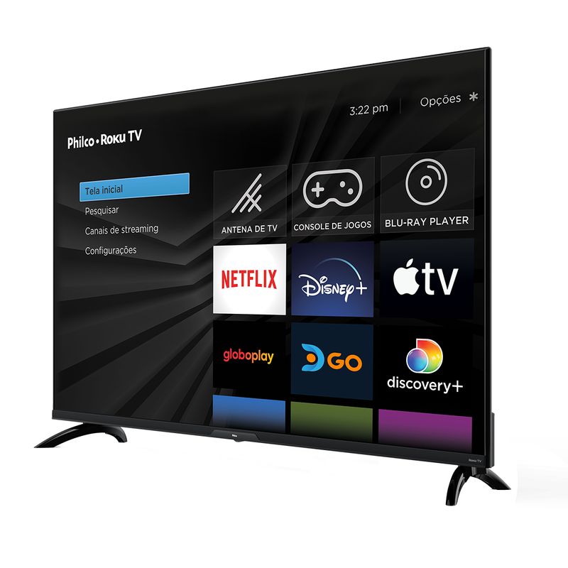 Smart-TV-43”-Philco-4K-PTV43G7ER2CPBL-Led-Roku-TV-Quad-Core