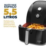 Fritadeira-Air-Fryer-Britania-55L-1500W-BFR50-Redstone