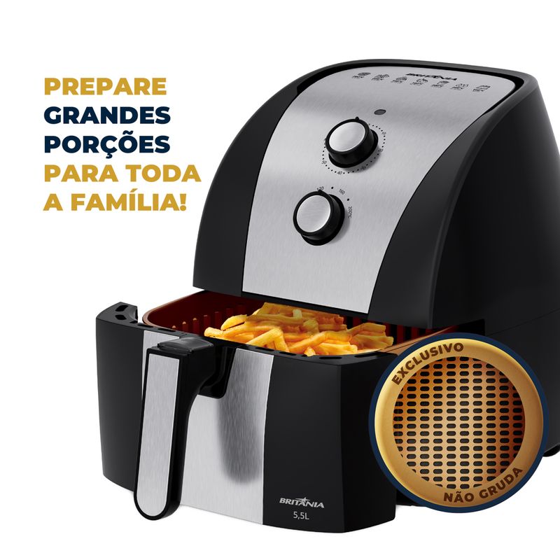 Fritadeira-Air-Fryer-Britania-55L-1500W-Gold-BFR51