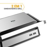 Grill-Philco-2-em-1-PGR32-Chapa-com-Abertura-180°---Outlet-