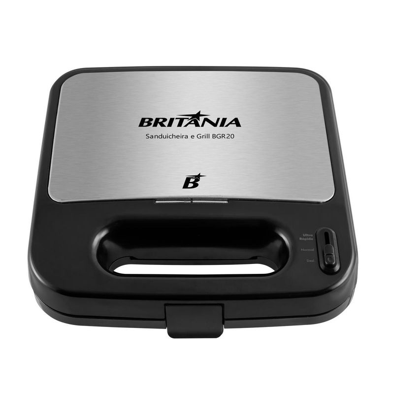 Sanduicheira-e-Grill-Britania-BGR20-Chapas-Antiaderentes-1500W---Outlet