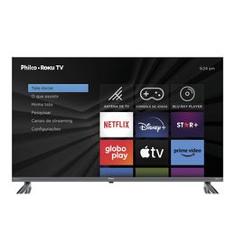 Smart TV 40” PTV40E3ERSGB Roku TV Led Dolby Audio