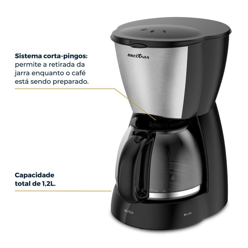 Cafeteira-Britania-32-Cafezinhos-BCF32A-128L-800W---Outlet