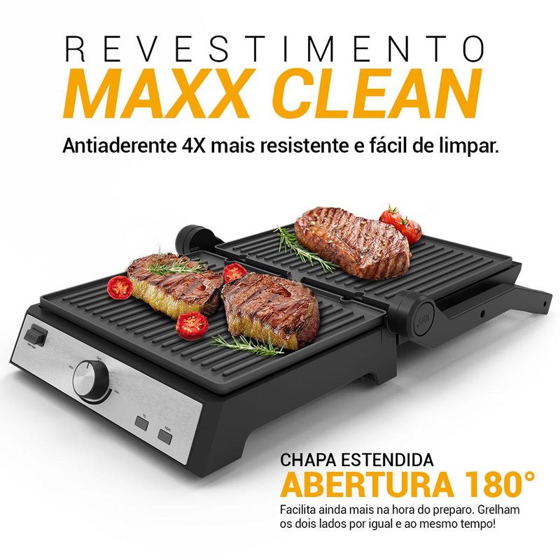 Grill-Philco-2-em-1-Chapa-com-abertura-180°-PGR50A