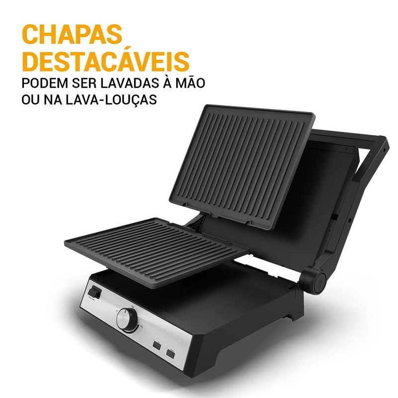 Grill-Philco-2-em-1-Chapa-com-abertura-180°-PGR50A