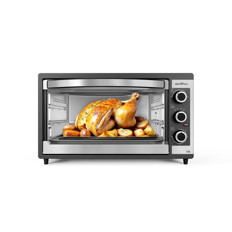 Forno-Eletrico-Britania-52L-Dupla-Resistencia-BFE55P---Outlet