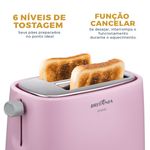 Torradeira-Britania-BTR04RS-6-niveis-de-Tostagem-750W