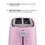 Torradeira-Britania-BTR04RS-6-niveis-de-Tostagem-750W