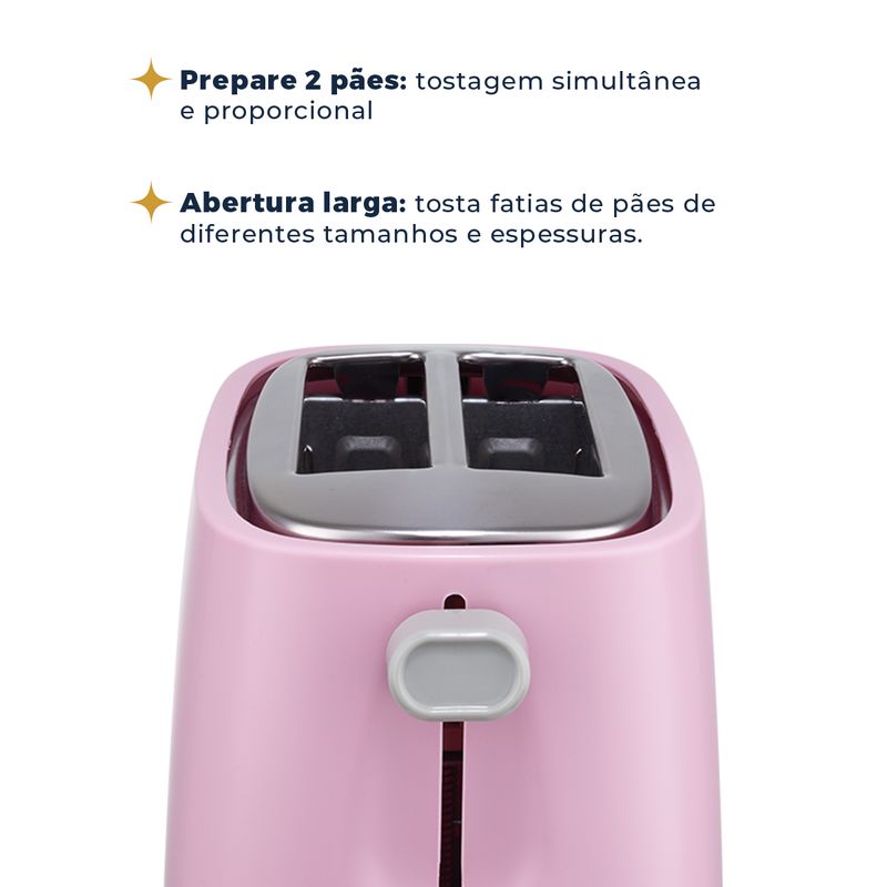 Torradeira-Britania-BTR04RS-6-niveis-de-Tostagem-750W