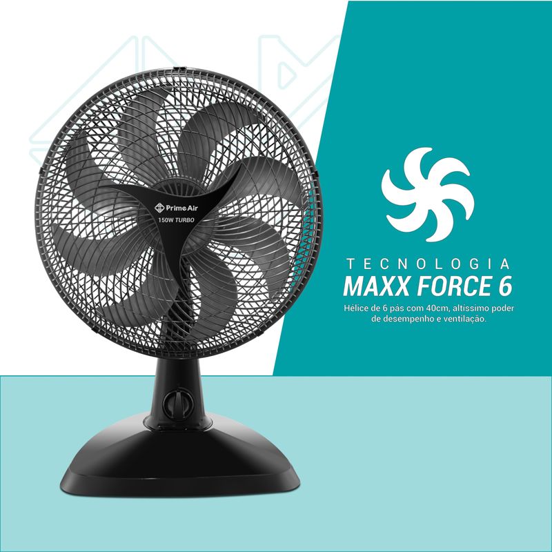 Ventilador-Prime-Air-AVTE400-Tecnologia-Maxx-Force-150W