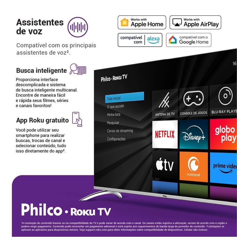 Smart-TV-49--Philco-PTV49G7PR2CSB-LED-Roku-TV-Dolby-Audio