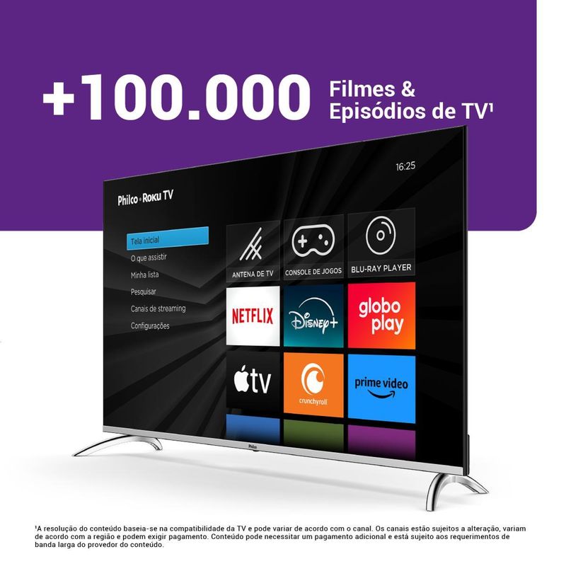 Smart-TV-49--Philco-PTV49G7PR2CSB-LED-Roku-TV-Dolby-Audio