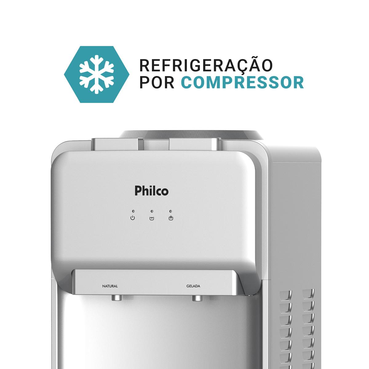 Bebedouro Philco 20L Água Gelada e Natural com Compressor PBE18 - Loja ...
