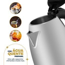 Chaleira Elétrica Britânia BCH25 2L Inox - Saldão