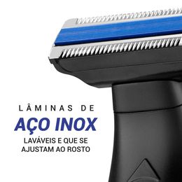 Aparador de Pelos Philco Bivolt 7 Acessórios USB PAP02