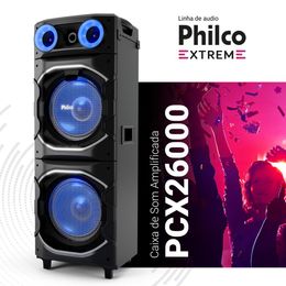 Caixa de Som Amplificada Philco Flash Light 2600W PCX26000