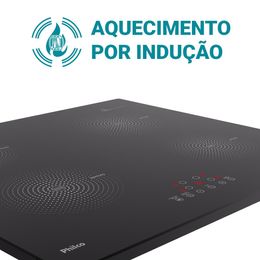 Cooktop de Indução Philco Superfície de Vidro PCT40A