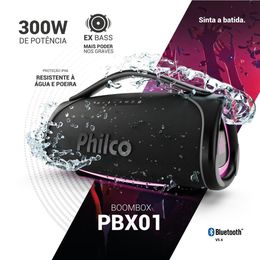 Boombox Philco Extreme Bluetooth V.5.4 300W PBX01