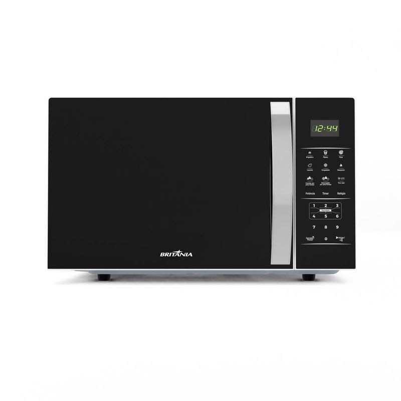 Micro-ondas Britânia 28L Espelhado Pintura Limpa Fácil BMO30