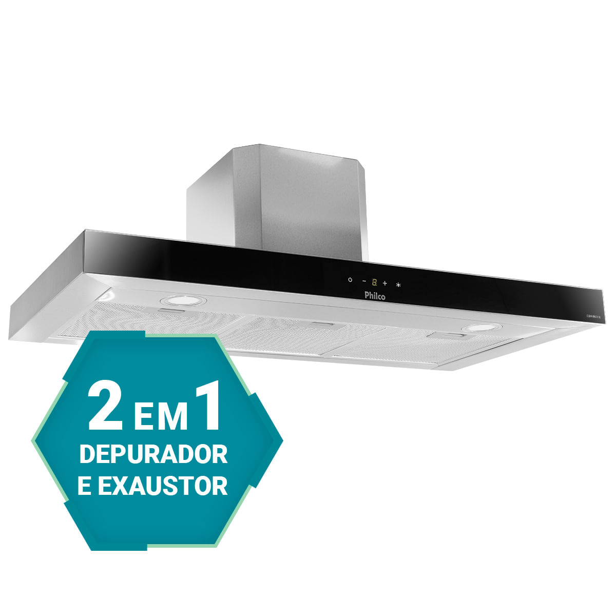 Coifa Philco 90cm Exaustor e Depurador Painel Touch PCO90I - Loja ...