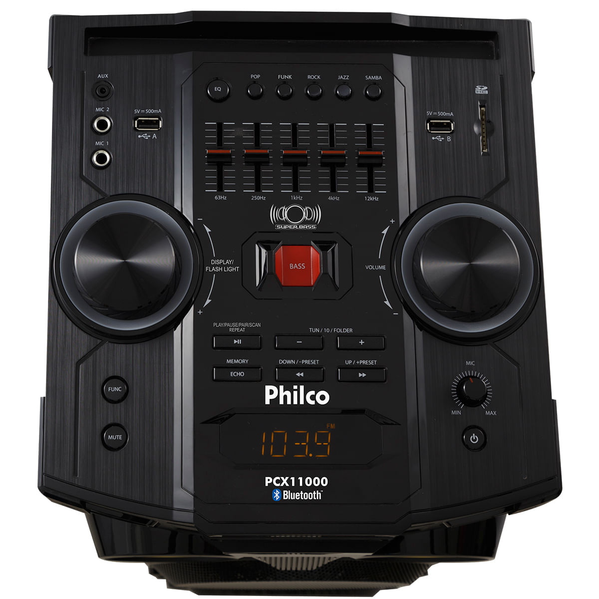 Caixa de Som Philco Extreme 1200W Flash Lights PCX11000 - Loja