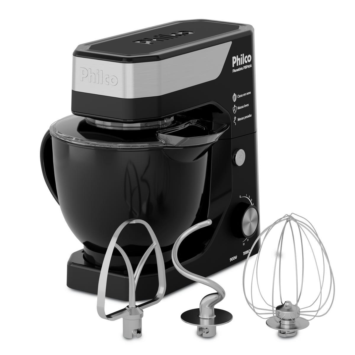 Batedeira Planetária Philco 900W 12 Velocidades 5 Litros - PBP90A 220V