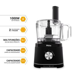 Multiprocessador Philco Concept 1000W 5 em 1 Preto PMP11A