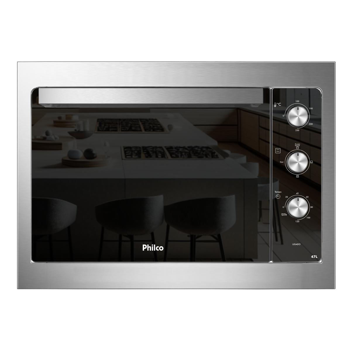 Forno 47l de Embutir Philco Inox - Elétrico - 220v - Pfe47e