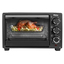 Forno Elétrico Philco 17L Preto 2 Resistências PFE17P