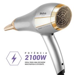 Secador de Cabelos Philco Íons Tourmaline 2100W PSC2600
