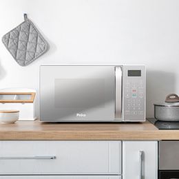 Micro-ondas Philco 20L Espelhado Limpa Fácil PMO23E
