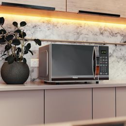 Micro-ondas Philco 25L Espelhado Limpa Fácil PM26S