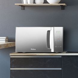 Micro-ondas Philco 28L Espelhado Limpa Fácil PMO30ES