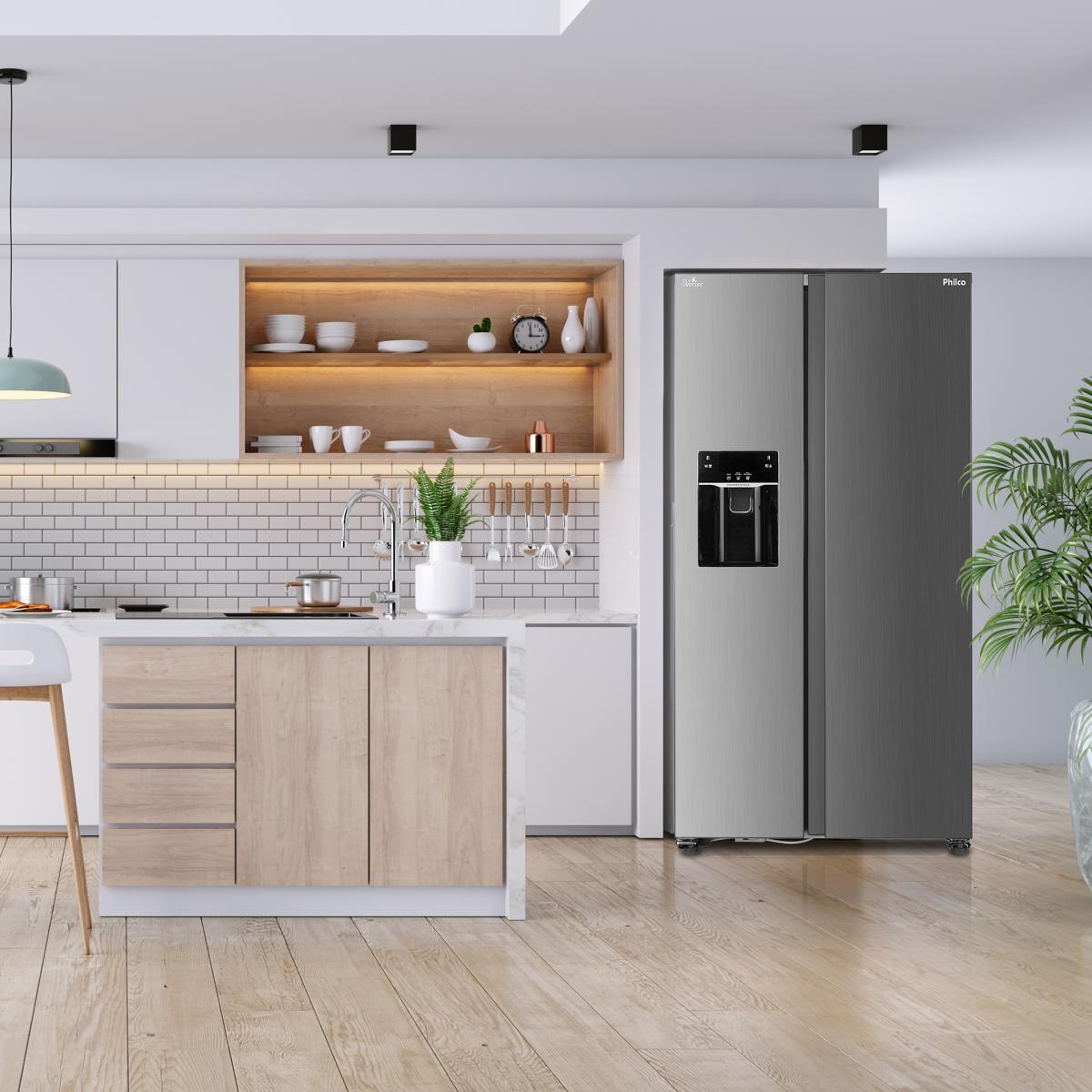 Geladeira 513L Philco Side By Side Inverter PRF613ID - Loja