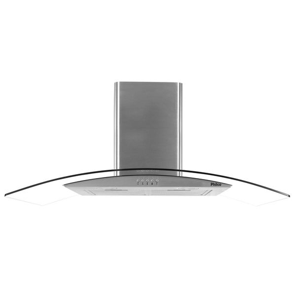 Coifa de Parede Philco PCO90G Curva 90cm Inox Dupla filtragem